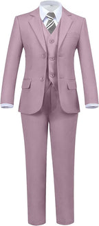 Boys' 5 Piece Formal Suit Set by Hipfun