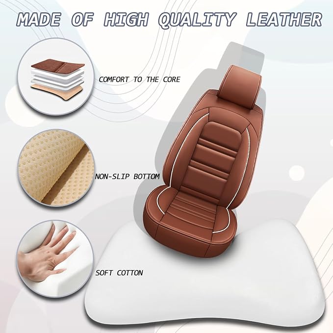 Seat Cover for Hyundai Car Elantra 2001-2025 | Car Seat Covers Front Seats - Image 3