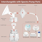 6pcs Duckbill Valves for Spectra S1 Spectra S2 Spectra 9 Plus, Motif Luna - Image 3