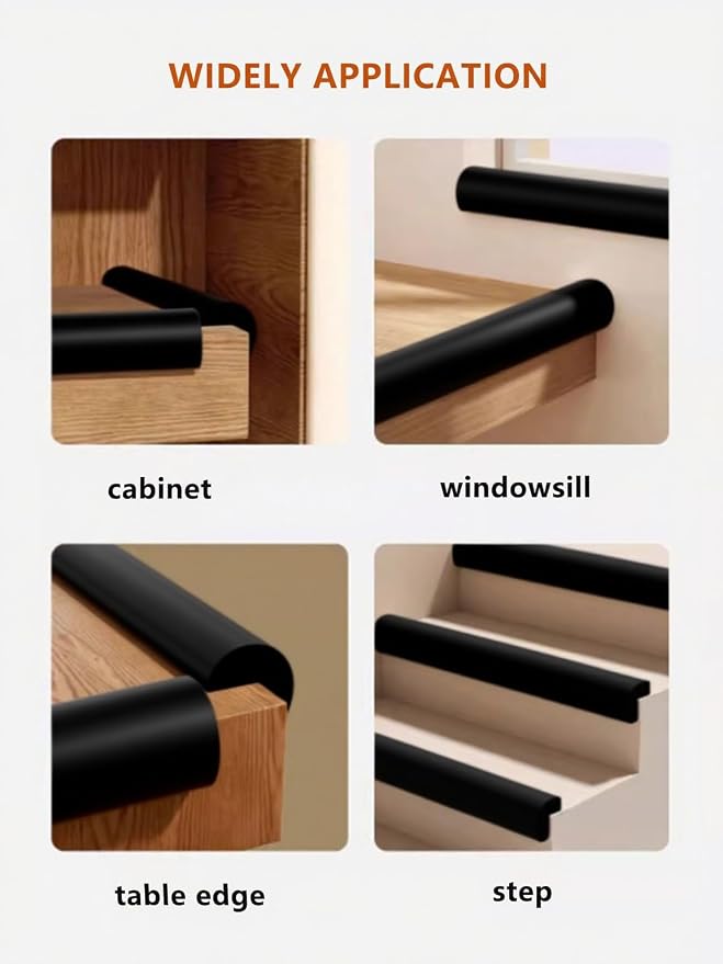 Baby Proof Edge Corner Protector, 16.4FT 0.47''Th L-Shape Furniture Corner & - Image 8