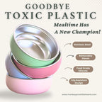 Monkey Proof™ Non-Toxic Stainless Steel Child Bowl 5” - Image 2