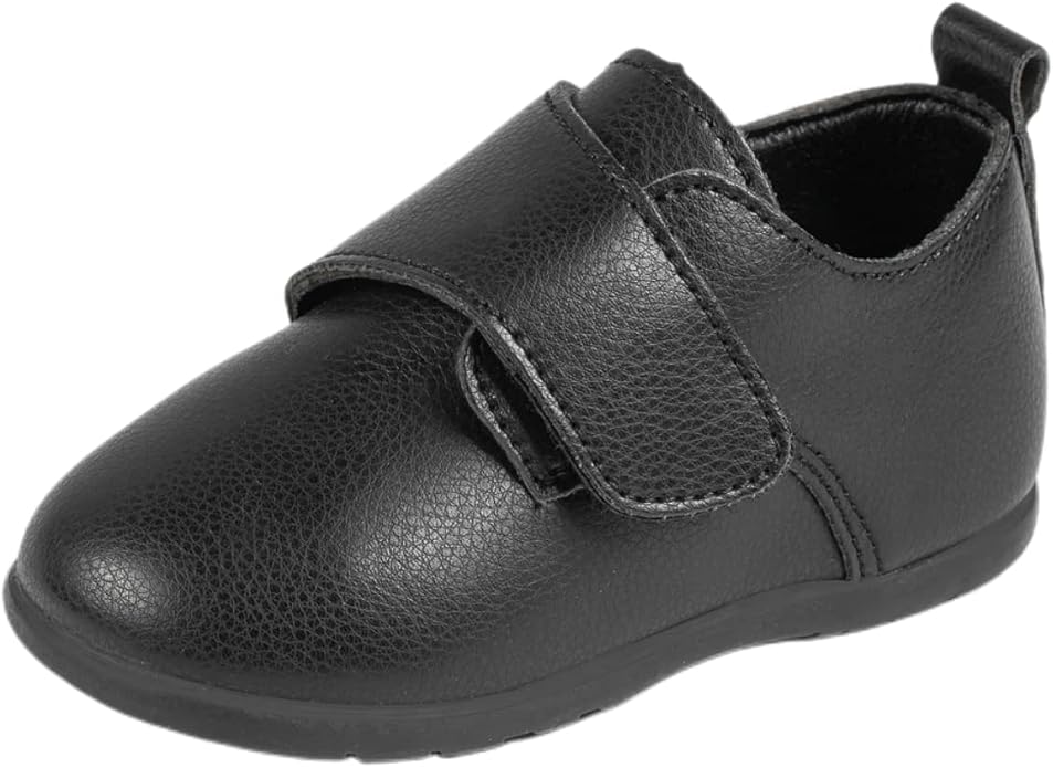 ohsofy Infant Baby Boy Oxford Shoes PU Leather Loafers Rubber and Soft Sole by ohsofy
