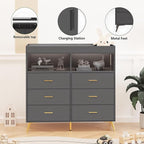 Changing Table Dresser with Drawers, Baby Dresser with Changing Table Top - Image 7