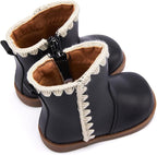 BMCiTYBM Baby Boys Girls Boots Infant Shoes First Walking Booties - Image 4