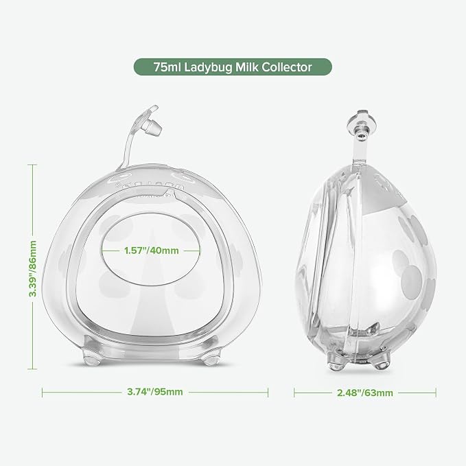 haakaa Ladybug Milk Collector Wearable Milk Collector Ladybug Breastmilk - Image 7