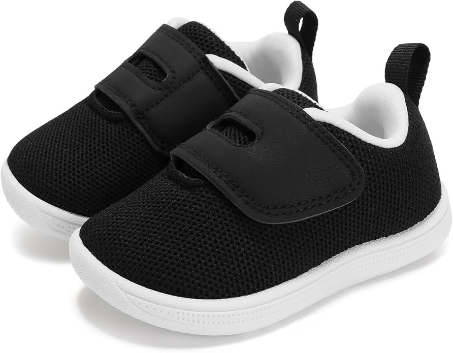 Baby Boy Girl Shoes Toddler Wide Toe Box Shoe Barefoot Non-Slip First Walking by STQKIDS