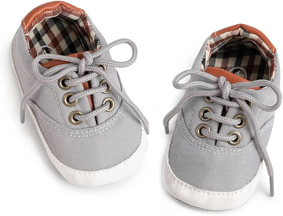 Morbido Infant Baby Boys Girls Canvas Sneaker Toddler Slip On Anti Skid Newborn by ohsofy