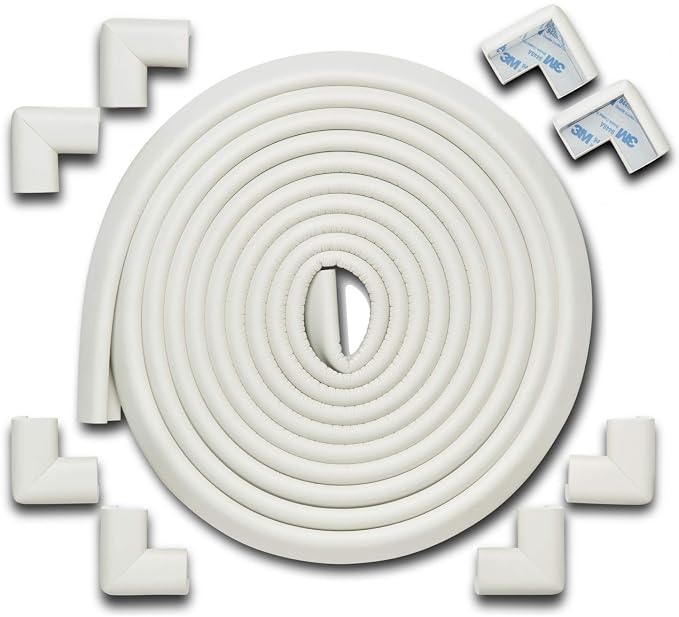 Roving Cove HeftyFit Edge Corner Protector Baby Proofing, Heavy-Duty, Soft NBR by RovingCove
