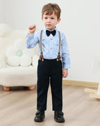 ARTMINE Toddler Boy Clothes Suit Gentleman Wedding Outfits, Formal Dress - Image 3