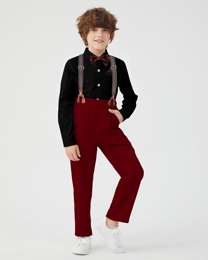 Toddler Boy Outfit Boy Dress Shirt - Image 5