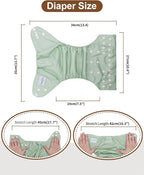 babygoal Reusable Charcoal Cloth Diapers - Image 5