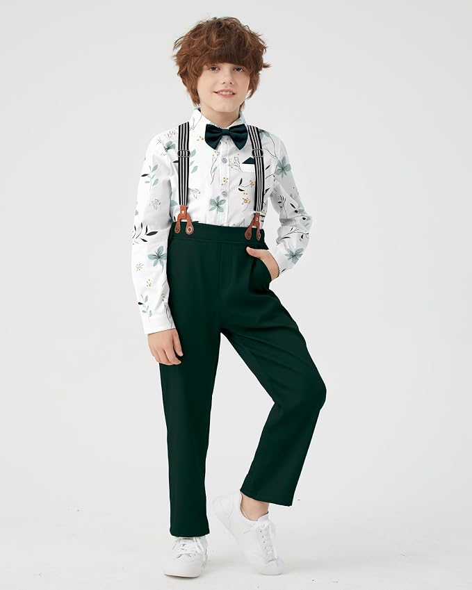Toddler Boy Outfit Boy Dress Shirt - Image 5