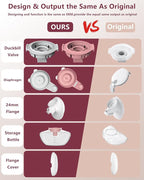2 Pack Full Breast Pump Kits Compatible - Image 4