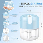 EASYSPEED Electric Garlic Chopper 1Cup, Mini USB Charging Wireless Food - Image 2