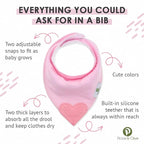 Baby Bandana Teething Bibs - Image 3