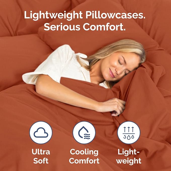 Body Pillowcases Set of 2-20x54 Long Body Pillow Case - Image 3
