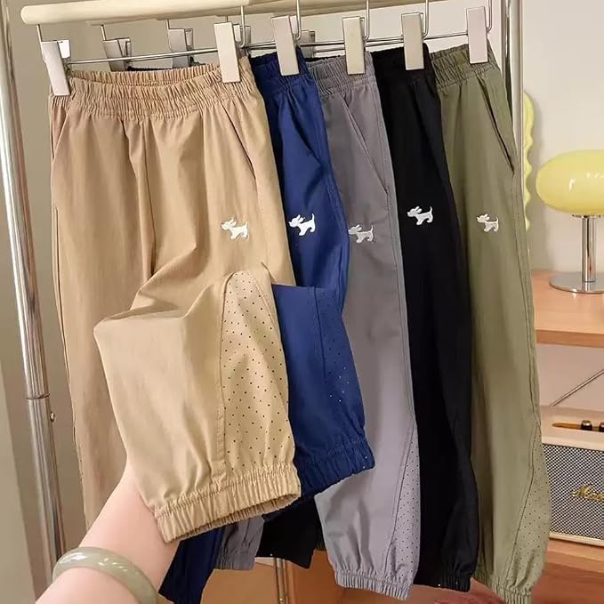 Boys Joggers Pants Youth Quick-Dry Lightweight Athletic Hiking Gym School Pants - Image 4