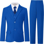 Boys Suit for Kids Teens Formal 5 Piece Tuxedo Suit Set by Lycody