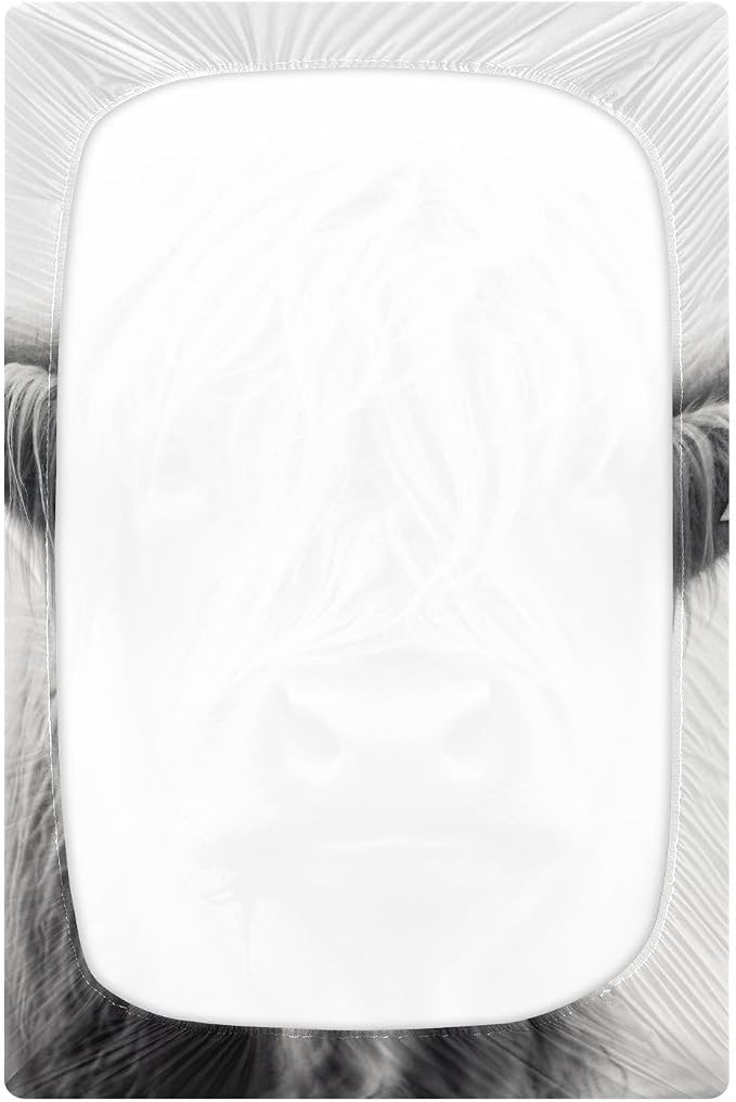Highland Cow Crib Sheets, Crib Sheets - Image 2