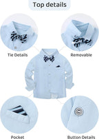 Toddler Boy Outfit Boy Dress Shirt - Image 2