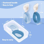 Baby Self Feeding Training Spoon and Fork Set - Image 7