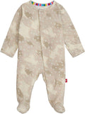 Magnetic Me Girls Modal Magnetic Baby Footie Pajamas | Silky Soft Modal Fabric by magneticme