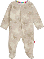 Magnetic Me Girls Modal Magnetic Baby Footie Pajamas | Silky Soft Modal Fabric by magneticme