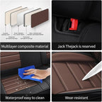 Leather Seat Cover for Ford Edge 2010-2026, Waterproof Soft Seat Covers - Image 6