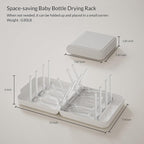 Travel Bottle Drying Rack Space Saving, Foldable Bottle Drain Rack - Image 3