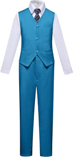Visaccy Boys Suits Slim Fit Dress Clothes Ring Bearer Outfit - Image 6