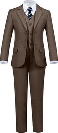 Boys' 5 Piece Formal Suit Set by Hipfun