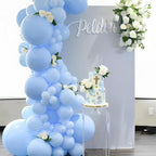 90pack Light Blue Balloons Different Size 18/12/10/5 Inch Baby Blue Balloon - Image 8