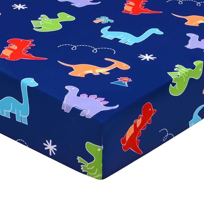 UOMNY Crib Sheet, Dinosaur Crib Sheets Baby Sheet by UOMNY