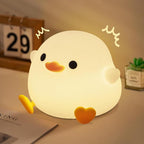 Duck Lamp, Cute Pea Duck Night Light, 2 Levels Dimmable Ducky Night Lamp by FAMIDUO-BrightenYourLife