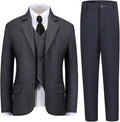 Boys Suit for Kids Teens Formal 5 Piece Tuxedo Suit Set by Lycody