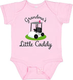 inktastic Grandma's Little Caddy Golf Baby Bodysuit by Inktastic