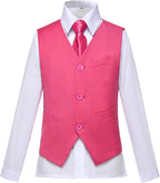 Boys Suit for Kids Teens Formal 5 Piece Tuxedo Suit Set - Image 2