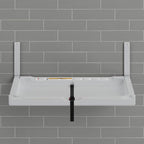 Foundations Elements Horizontal Wall-Mounted Baby Diaper Changing Station - Image 7