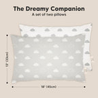 KeaBabies 2-Pack Toddler Pillow 13x18 - Image 3
