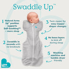 Love to Dream Swaddle UP, 5-8.5 lbs., Dramatically Better Sleep, Allow Baby to - Image 7