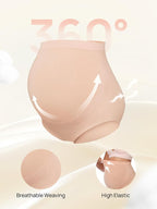 Summer Mae Maternity Underwear Soft Breathable High-Waist Pregnancy Seamless - Image 3
