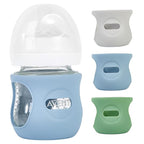 3 Pack Silicone Sleeves for Philips Avent Natural Glass Baby Bottles, Anti by MINMUNJIU
