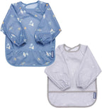 BIBaDO Mess Proof Baby Bib, 2 Pack Long Sleeve Bib, 6 month by BIBaDO