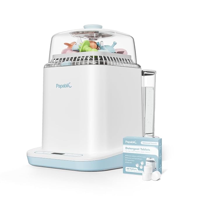 Papablic Bottle Washer Pro, Bottle Washer & Sterilizer & Dryer, 4-in-1 Bottle by Papablic