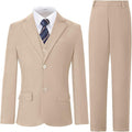 Boys Suit for Kids Teens Formal 5 Piece Tuxedo Suit Set by Lycody