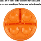 PandaEar 3 Pack Toddler Plates, Silicone Divided Suction Plate - Image 5