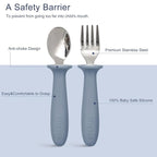 6 Pieces Toddler Utensils, Kids Safe Spoons and Forks, Children Silverware Set - Image 3