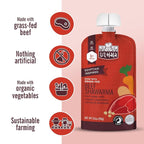 Li’l Hala Baby Food Pouches – Grass-Fed Beef Shawarma & Organic Veggies – - Image 3