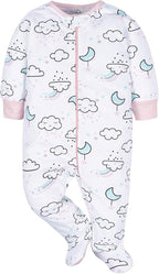 Gerber Baby Girls 4 Pack Sleep 'N Play Footie - Image 3