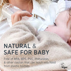 HEVEA Standard Neck Glass Baby Bottles - Image 2